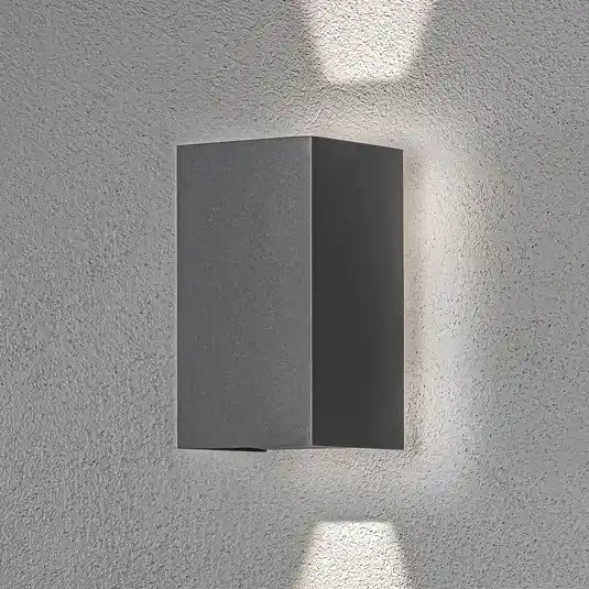Più Venduto Applique LED esterni Cremona con luce di sfondo