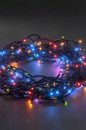 Saldi Catena luminosa a LED colorata con 80 luci 10,5m
