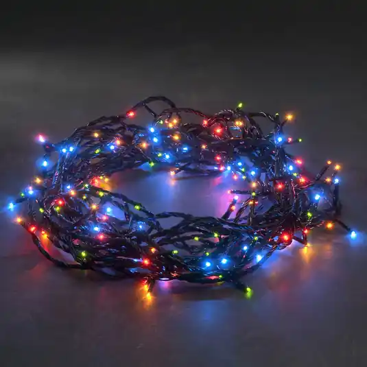 Saldi Catena luminosa a LED colorata con 80 luci 10,5m