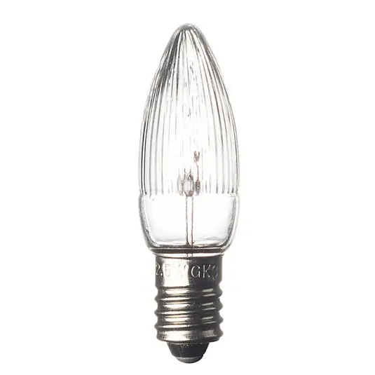 E10 2,5W 7V lampadine a forma di cuore set da 3 Saldi