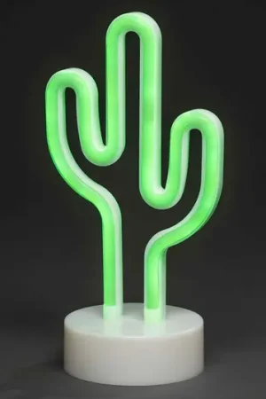 Lampada decorativa LED Cactus, a batteria Occasione