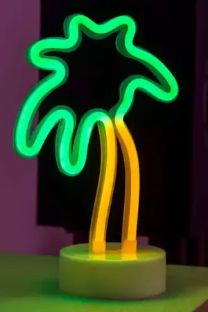 Soddisfatti O Rimborsati Lampada decorativa LED Palme, a batteria