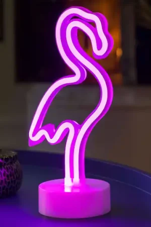 Subito Disponibile Lampada decorativa LED Flamingo, a batteria