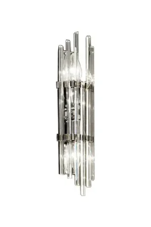 Prezzo Ridotto Applique austrolux Ontario, 41 cm, colore cromo, vetro
