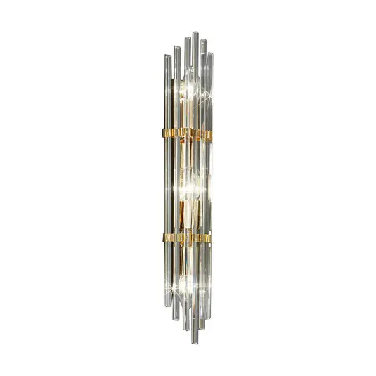 Compra Oggi Stesso Applique austrolux Ontario, 60 cm, placcato oro 24 K, vetro