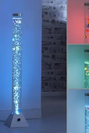 Colonna d‘acqua Ava con LED e pesci, altezza 120cm Ultime Pezzi
