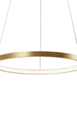 Soddisfatti O Rimborsati Lampada LED a sospensione Circle, oro, Ø 39 cm