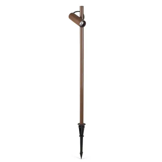 LEDS-C4 Faretto a LED con picchetto a terra Juncus, marrone, 3.000 K Promozione
