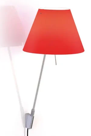 Luceplan Costanzina applique alluminio rosso Prezzo Di Fabbrica
