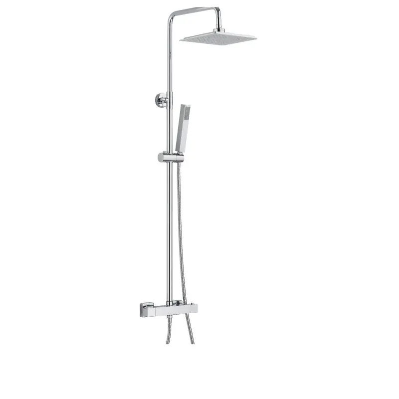 Prezzo Scontato Square thermostatic shower column Damast 12449