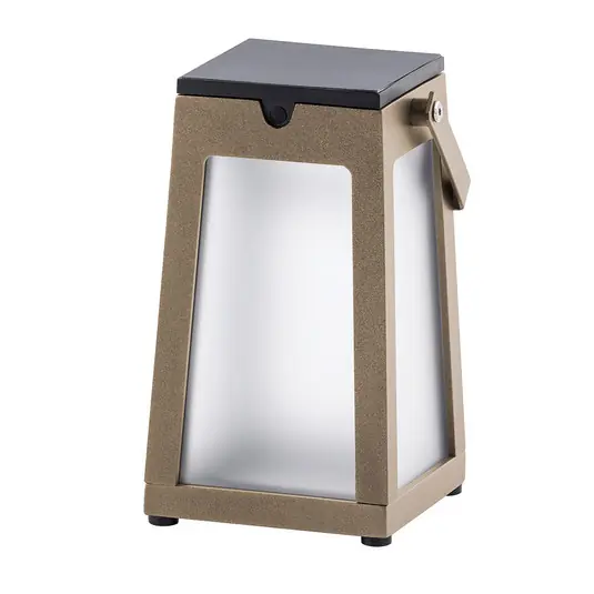 Occasione Imperdibile Lanterna solare LED Tinka portatile, marrone