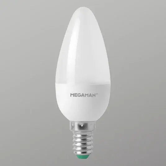 Prezzo Scontato Lampadina candela LED 3,5W E14 opale, 2.800 K