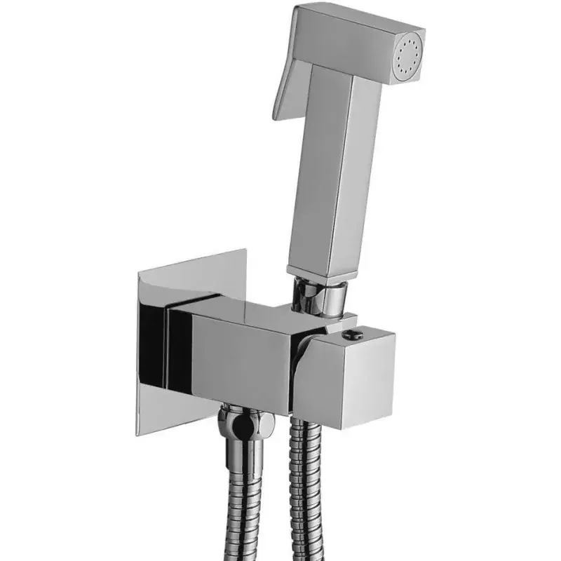 Affare Square concealed bidet set complete Paffoni ZDUP112CR