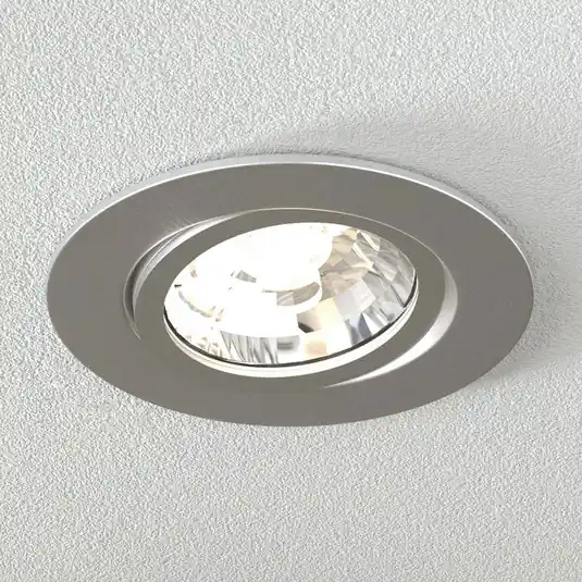 Ultime Pezzi Downlight LED Rico 6,5 W, acciaio spazzolato