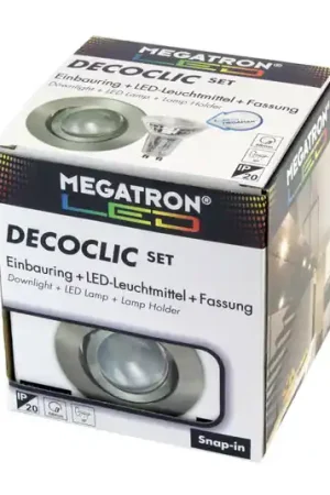 Spot LED Decoclic Set GU10 4,5W LED, ferro Ordina Subito