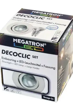 Acquista Ora Spot LED Decoclic Set GU10 4,5W LED, bianco