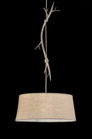Lampada a sospensione Sabina 1 luce tessuto, 60 cm Prezzo Conveniente