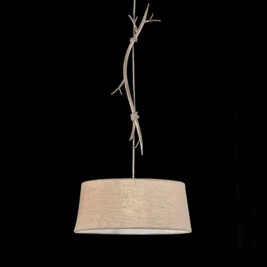 Lampada a sospensione Sabina 1 luce tessuto, 60 cm Prezzo Conveniente