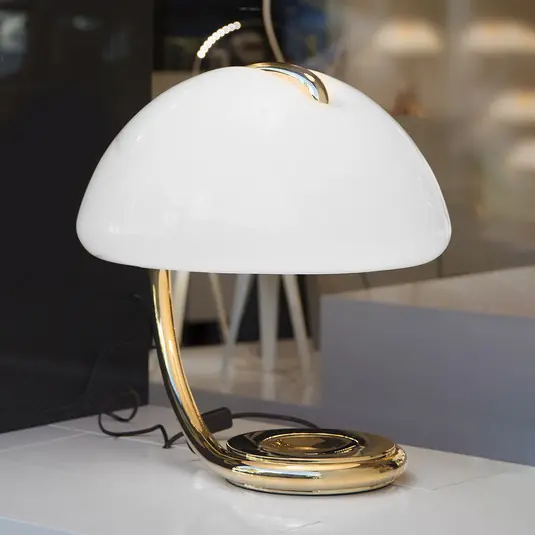 Più Venduto Martinelli Luce Serpente - Lampada da tavolo, oro