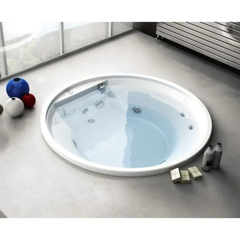 Round built-in bathtub Jacuzzi Project Round Nuovo Arrivo