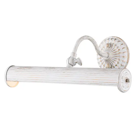 Spedito Oggi Lampada da quadri Renoir bianca, 2 x E14 25 W