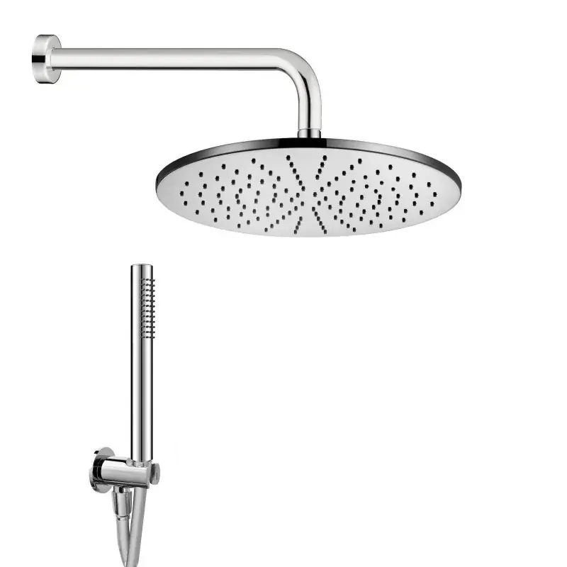 Compra Oggi Stesso Kit doccia in ottone cromato soffione Ø20 cm Damast Elegance Tondo 13652