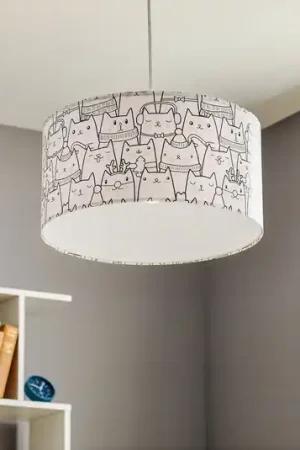 Nuova Collezione Lampada a sospensione Cat stampata con il motivo del gatto
