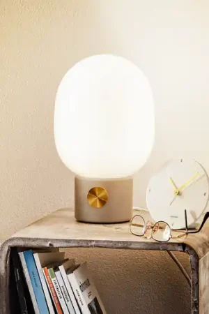 Audo JWDA lampada da tavolo con base cemento Professionale