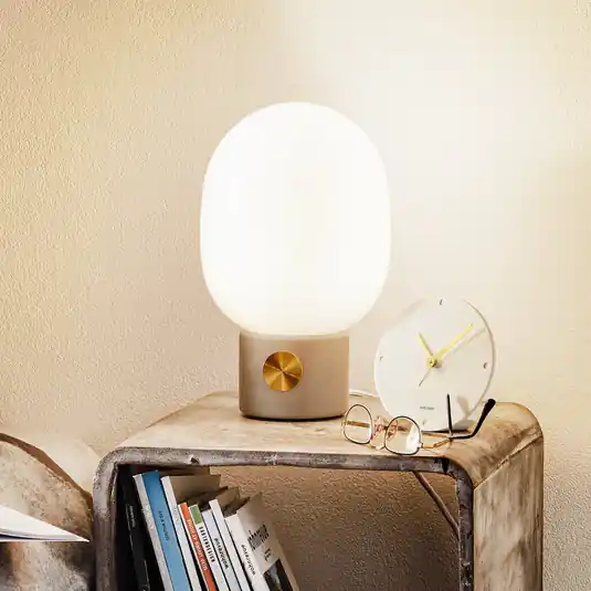 Audo JWDA lampada da tavolo con base cemento Professionale