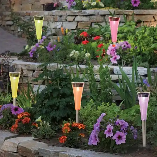 Ultima Occasione Colorato - set di 5 lampade LED solari a picchetto