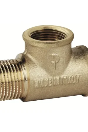Brass T Shape Pipe male female female FP Pattaroni F138 Più Venduto