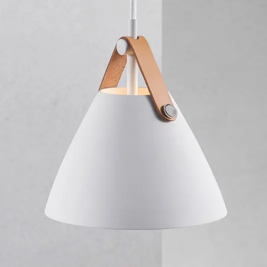Ordina Subito Lampada a sospensione Strap, Ø 16,5 cm, bianca