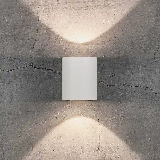Applique LED da esterni Canto 2, 10 cm, bianco Prezzo Ridotto