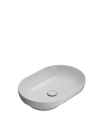 Built-in oval ceramic washbasin 60.41 Globo T-EDGE B6O61 Offerta Lampo