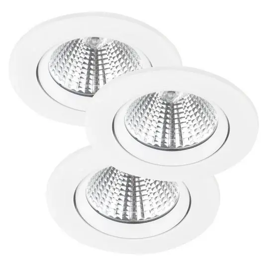 Offerta Spot LED incasso Freemont 2.700K 3x, bianco