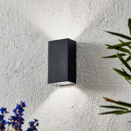 Applique LED da esterni Rold, forma angolare Consegna Rapida