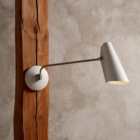 Prezzo Conveniente Applique Northern Birdy Swing, bianco/acciaio