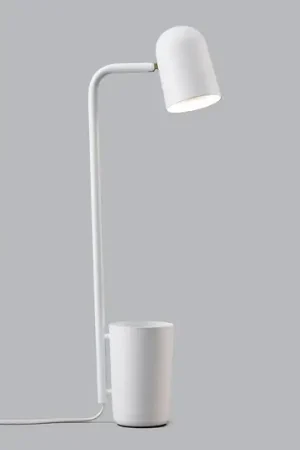 Lampada da scrivania di designer Buddy, bianca Saldi