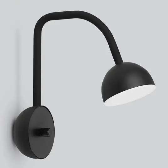 Northern Blush applique LED, nero Vendita Finale