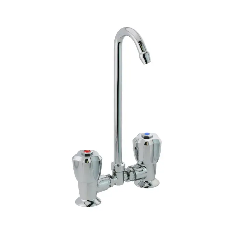 Prezzo Scontato Sink mixer with two handles and foldable spout for campers and boats Elka Tip-up SHP-2100/A
