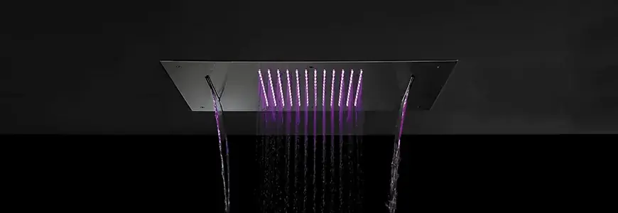 Rectangular shower heads Popolare