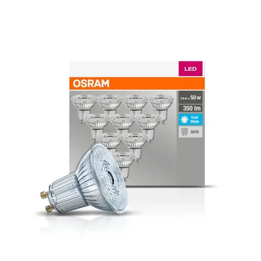 OSRAM LED riflettore GU10 4,3W 4.000K 350lm 10x Affare