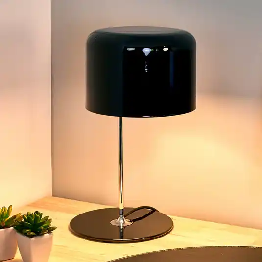 Saldi Oluce Coupé - lampada da tavolo dal design intramontabile, nero