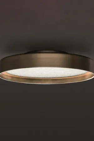 Direttamente Dal Produttore Oluce plafoniera Berlin, Ø 30 cm, color ottone anodizzato
