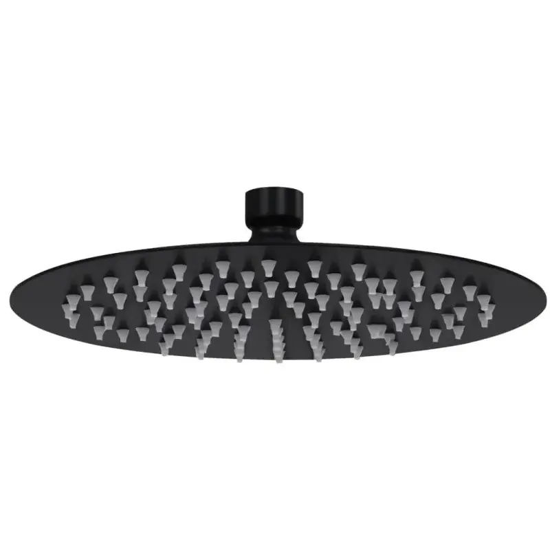 Vendita Finale Matt black round model shower head Tecom LRNR