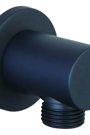 Water outlet round model matt black Tecom PAT12NR Quantità Limitata