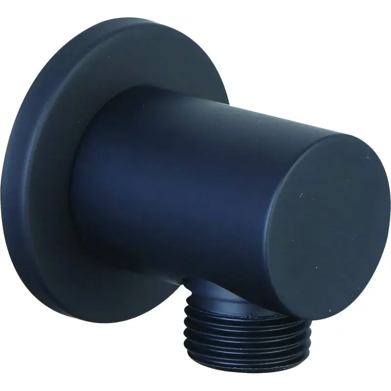 Water outlet round model matt black Tecom PAT12NR Quantità Limitata