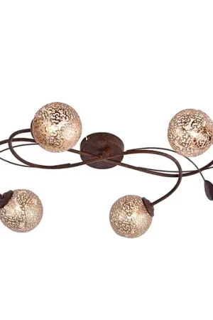 Paul Neuhaus Greta plafoniera, 72 cm, a 4 luci, metallo, G9 Popolare