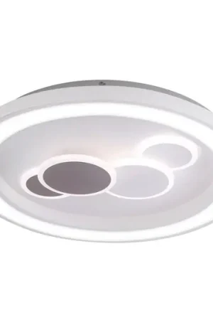 Paul Neuhaus Plafoniera LED Eliza, bianco, metallo, Ø 60 cm Di Tendenza