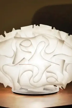 Non Perdere Slamp Veli lampada da tavolo design Ø 32cm bianco